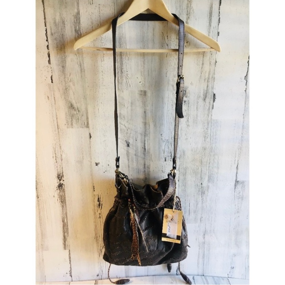 Patricia Nash Caffarelli Purse Handbag Shoulder bag Crossbody Leather
